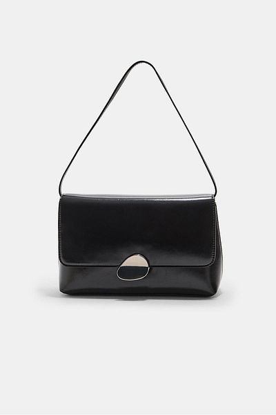 Stradivarius Bag with asymmetric metal clasp