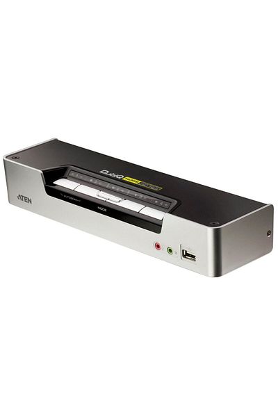 Electronica Przełącznik Aten 4-portowy HDMI KVMP z dźwiękiem 2.1, CS1794-AT-G