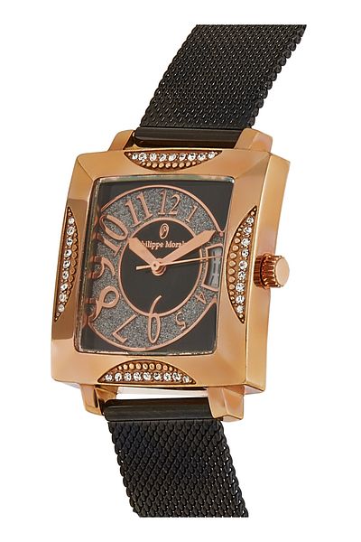 Philippe Moraly Women Stainless Steel Analog Wrist Watch LS0952QRBB