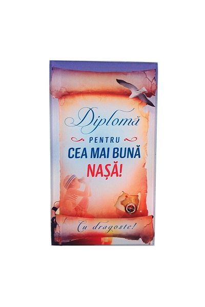OEM Glass plaque diploma, dedication for sponsor, M6, 10x17cm