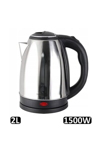 Lehmann Electric Kettle - 2L Stainless Steel, 1500W, LED Indicator