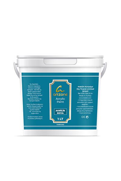 Artzone Akrilik Boya 1000ml - Turkuaz