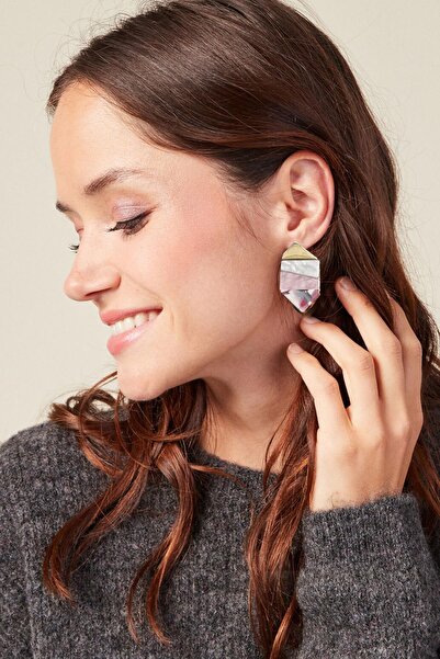 New Obsessions Acrylic Geometric Earrings