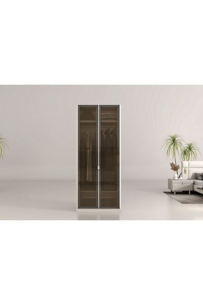 Doressa Renta Çift Kapılı Camlı Gardırop