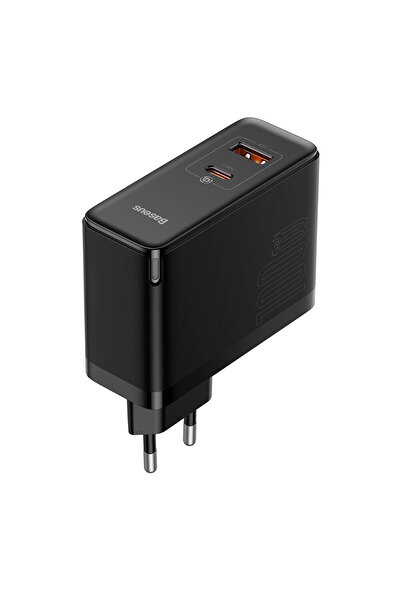 Baseus Încărcător universal rapid de perete GaN5 Pro USB-C / USB 100W - Negru