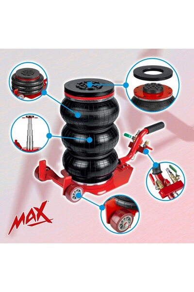 Maxx Cric pneumatic 3 perne 3.5T ,150-400mm , MXPP-KR