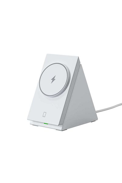 CHOETECH 3w1 Stacja ładująca ładowarka indukcyjna T600 15W biała