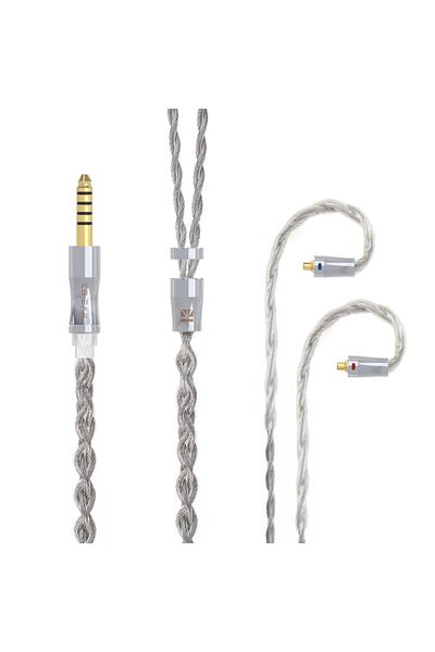 Choice MMCX 4.4mm KBEAR Chord 6N Graphene+4N OFC Silver-plated Mixedly Braided Upgrade Cable With MMCX/2Pin