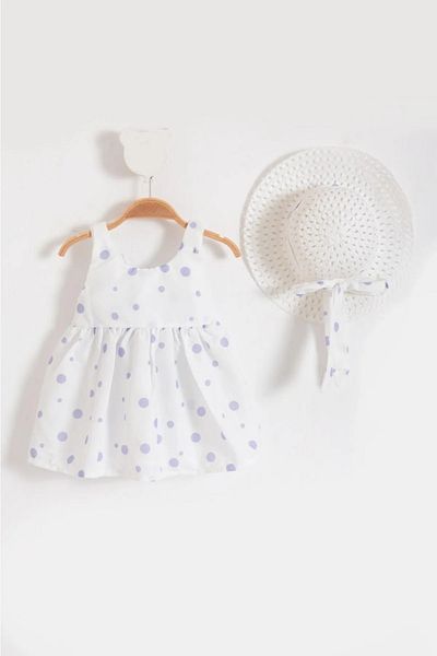 Soft kids Girl's Printed Bow Summer Dress