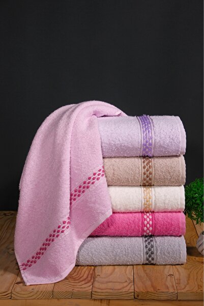 asev tekstil 12Pcs 50X90 cm Hand & Face Towel Set
