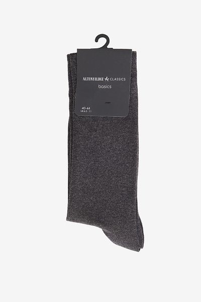 ALTINYILDIZ CLASSICS جوارب مفردة للرجال من Anthracite-Melange Modal