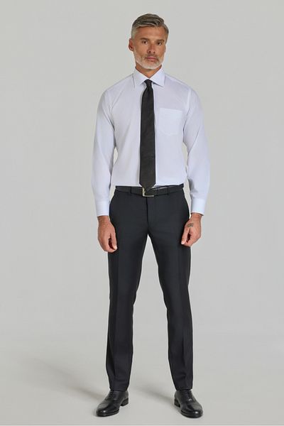 10 Crosby Derek Lam REGULAR FIT UK CLASSIC B GOLIȚĂ BUCĂȚĂ Alb