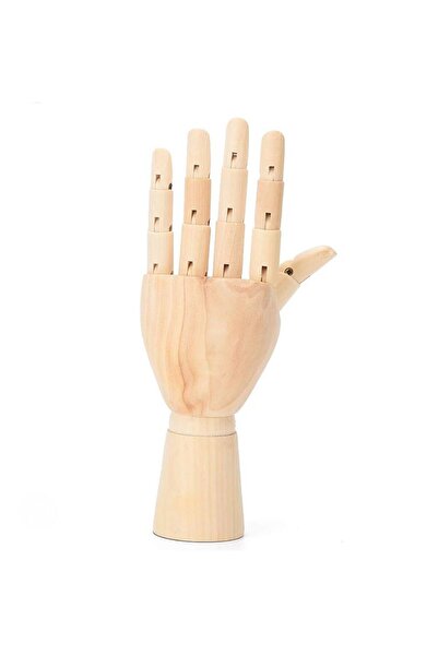 ada tasarım market Manken Ahşap El 24cm