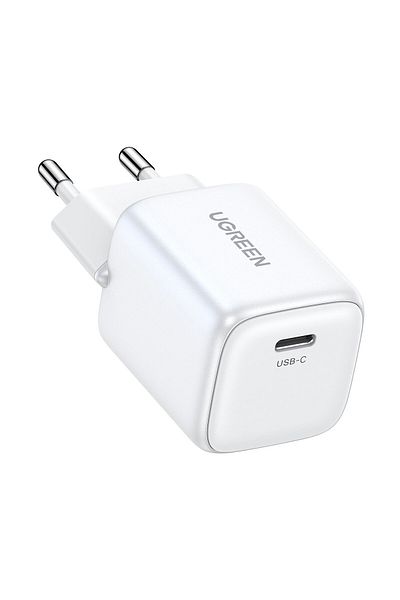 Ugreen Încărcător rapid Nexode Mini 1x USB-C 20W PD GaN Alb