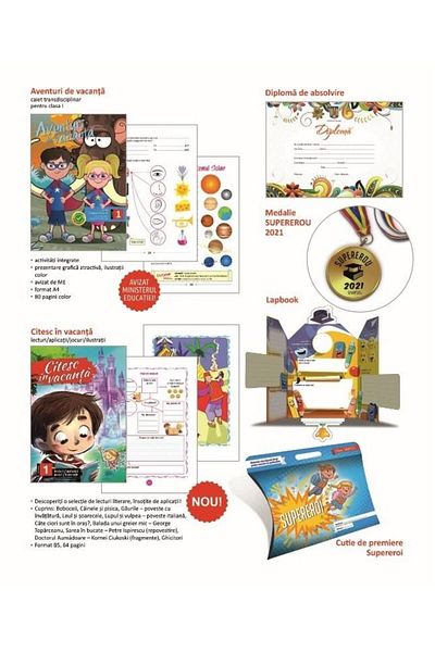 Editura Sinapsis Prize package for first grade, Flora Abrudan
