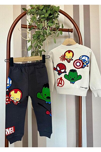 aybabykids مجموعة مارفل الأصلية المطبوعة المكونة من 3 خيوط للأولاد