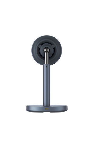 Baseus 2w1 Ładowarka indukcyjna Orbit 2 Pro MagSafe Qi2 20W z chłodzeniem - szara
