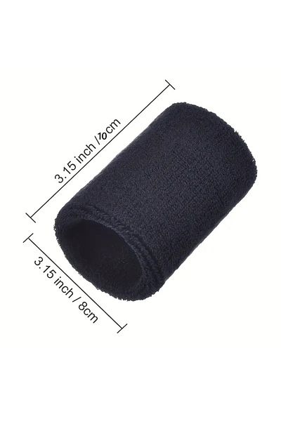 Tenax Fıt 2Pcs 10cm Towel Wristband Hand Wristbands Football Basketball Tennis Sweatband Double Sportsman Wristbands