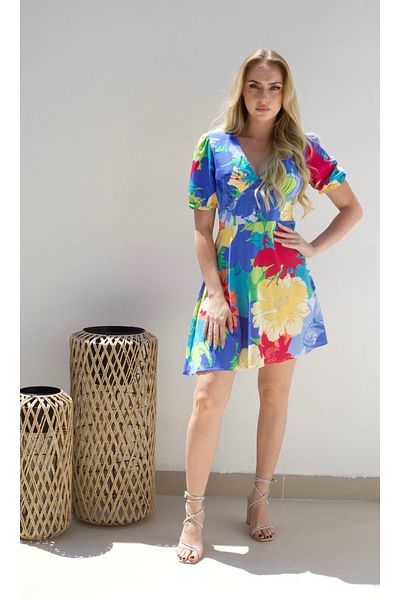 Alorabella Lily Flower Print Dress