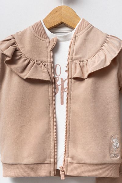 U.S. Polo Assn. مجموعة مكونة من 3 قطع من الملابس الداخلية للفتيات الصغيرات المرخصة