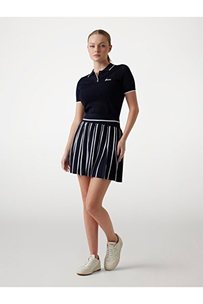 Guess Sweater Skirt Kadın Aktif Triko Etek