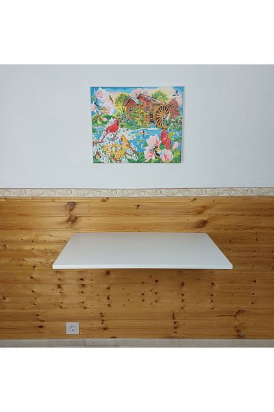 OEM Folding wall table, white, code MO6038