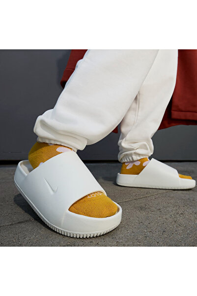 Nike Calm Slide Kadın Beyaz Terlik