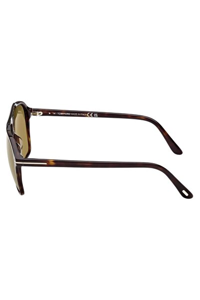 Tom Ford Unisex sunglasses TF1209 Autari 52N 56-14, Acetate Brown Frame
