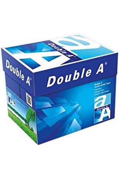 DOUBLE A Double A - Printer Copy Paper, Size A4, GSM 80, 500 Pages Ream (Bundle of 5 Reams)