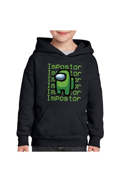 OEM Hanorac copii Green Impostor Among Us