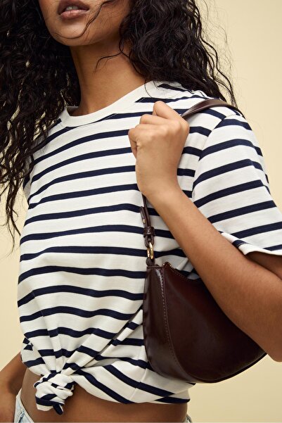 Stradivarius Moon shoulder bag with chain