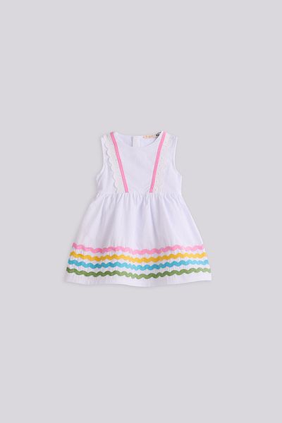 GB Baby Baby Girl White Dress