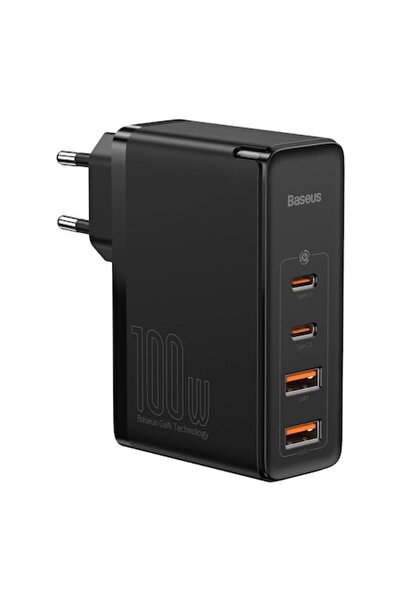 Baseus Încărcător super rapid Gan2 Pro 100W 2 x USB-C, 2 x USB