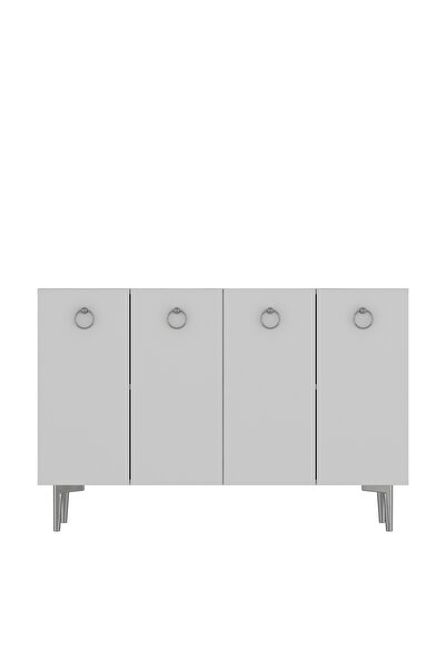 DEMONTE DECOR EFESDD AYAKKABILIK BEYAZ-BEYAZ-GÜMÜŞ