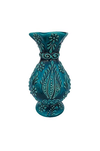 OEM Ceramic Vase with Floral Pattern, M3, 9x17 cm