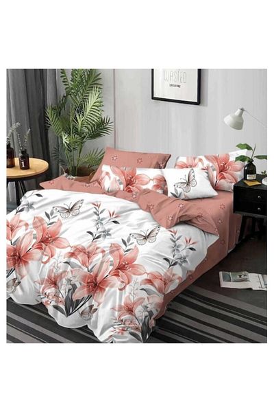OEM Double Bedding Set, 6 Pieces, 2 People, 245x250 cm, Multicolor, M11
