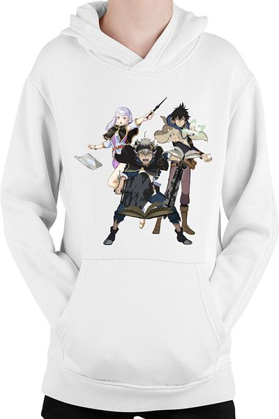 OEM Hanorac Copii Black Clover Asta Yuno Noelle Spells Books Wizard Academy