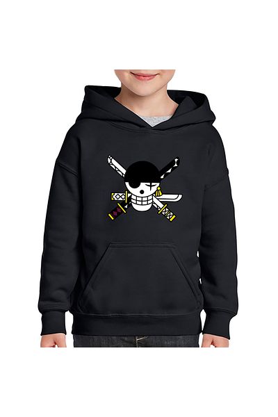 OEM Hanorac copii Zoro Roronoa Logo One Piece Flag Emblem