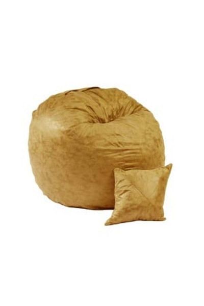 Pufrelax Set Fotoliu Matusalem cu Perna, Material Textil - Amber (caramel,maro)