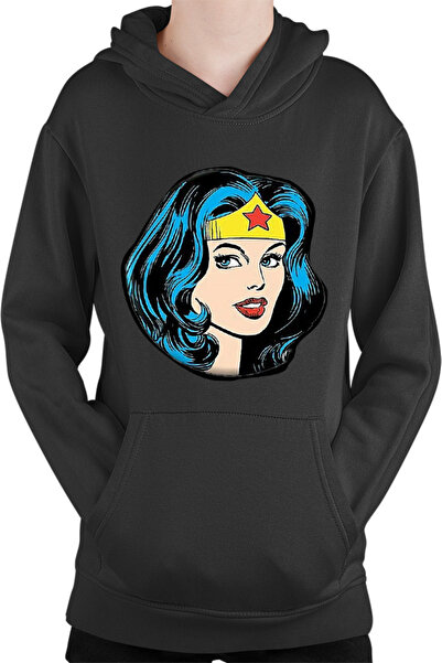 OEM Hanorac Copii Wonder Woman Head Beautiful Heroes Strong