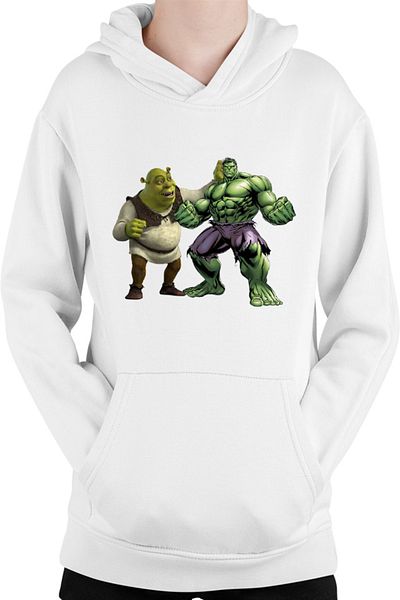 OEM Hanorac Copii Shrek Hulk Ugly Medieval Big Ears Wonder Curious Marvel