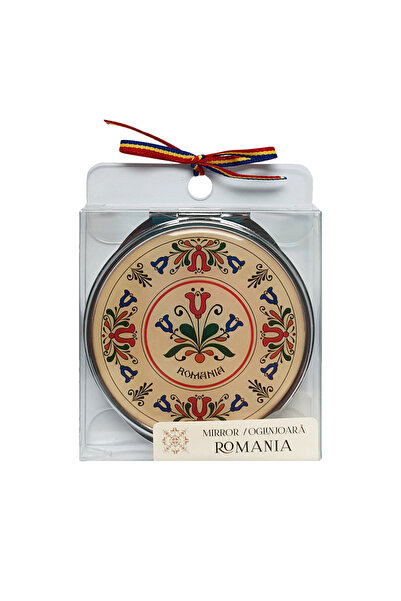 Magnetella Oglinda cosmetica, motive florale traditionale, MB093