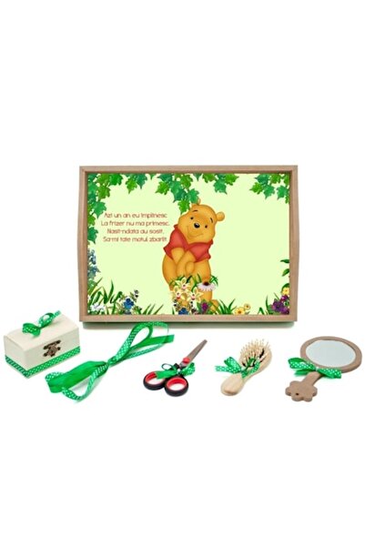 OEM Tavita mot/turta, 6 piese, Model "Wennie the Pooh", 35x20cm, Multicolor