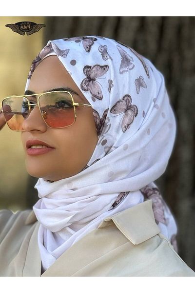 ALDAİR The Pashmina Viscose Fabric Is a Digital Pattern of 110 Grams