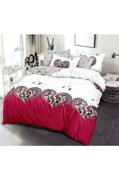 OEM Double Bed Linen, 6 Pieces, 2 Persons, 180x200 cm, Multicolor M21