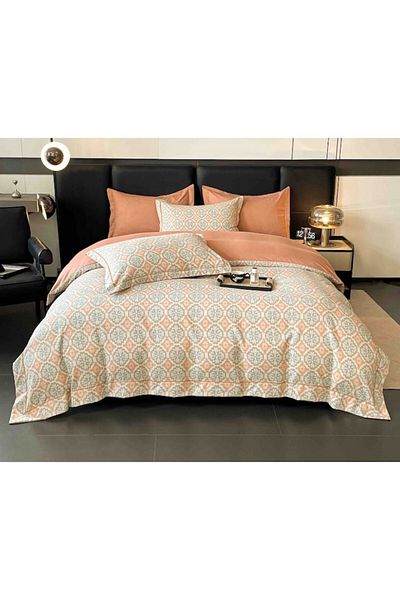 OEM Luxury Bedding, Jojo Home, Fine Cotton, 6 Pieces, 2 Persons, 180x200cm, Abstract Print, Multicolor