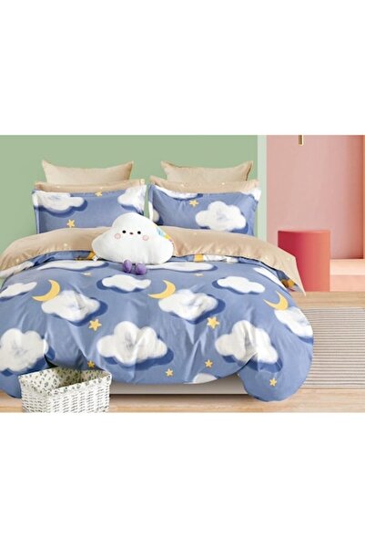 OEM Double Bed Linen, Two Sides, Starry Sky, 6 Pieces, 180x200cm, Satin Finet...