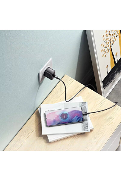 Ugreen Ładowarka sieciowa do telefonu USB-C 25W PD + kabel USB-C 2m czarny