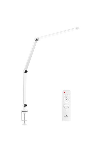 ETA Lampă de masă 2893 90010, 10 W, LED, braț flexibil, reglabil intensitate, telecomandă, alb