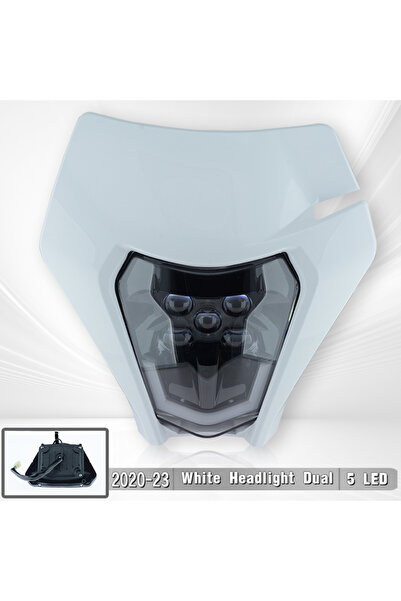 Choice3 لوحة مصابيح أمامية LED بيضاء من باورزون للدراجات النارية، متوافقة مع ...